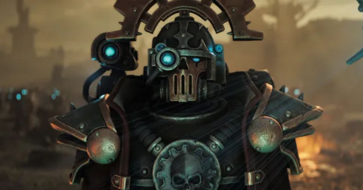 Dawn of War 4 Ork army charging into battle