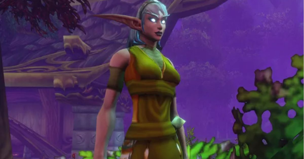 Featured image: World of Warcraft: Forever beta screenshot showing class combat in a Classic-style zone