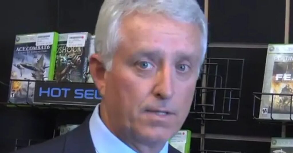 Jack Thompson, the former attorney known for campaigning against violent video games, speaking during a 2008 video show appearance