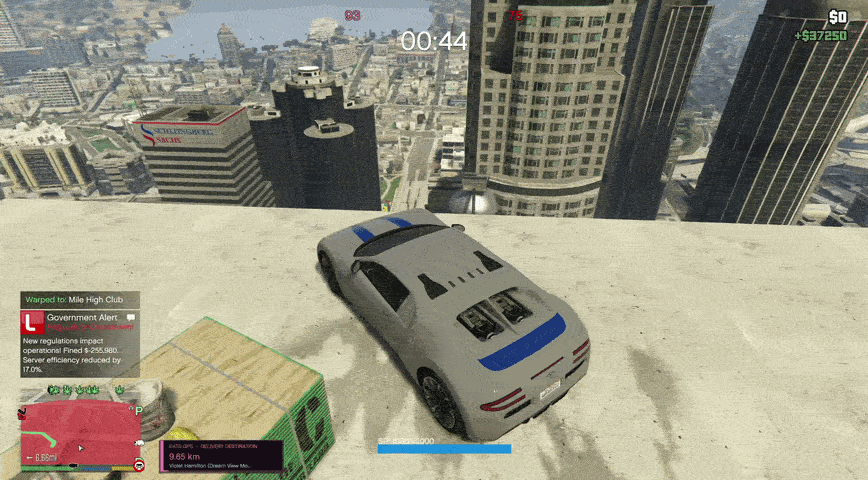 Goober & Goober Eats work phone and pickup route on the GTA 5 map